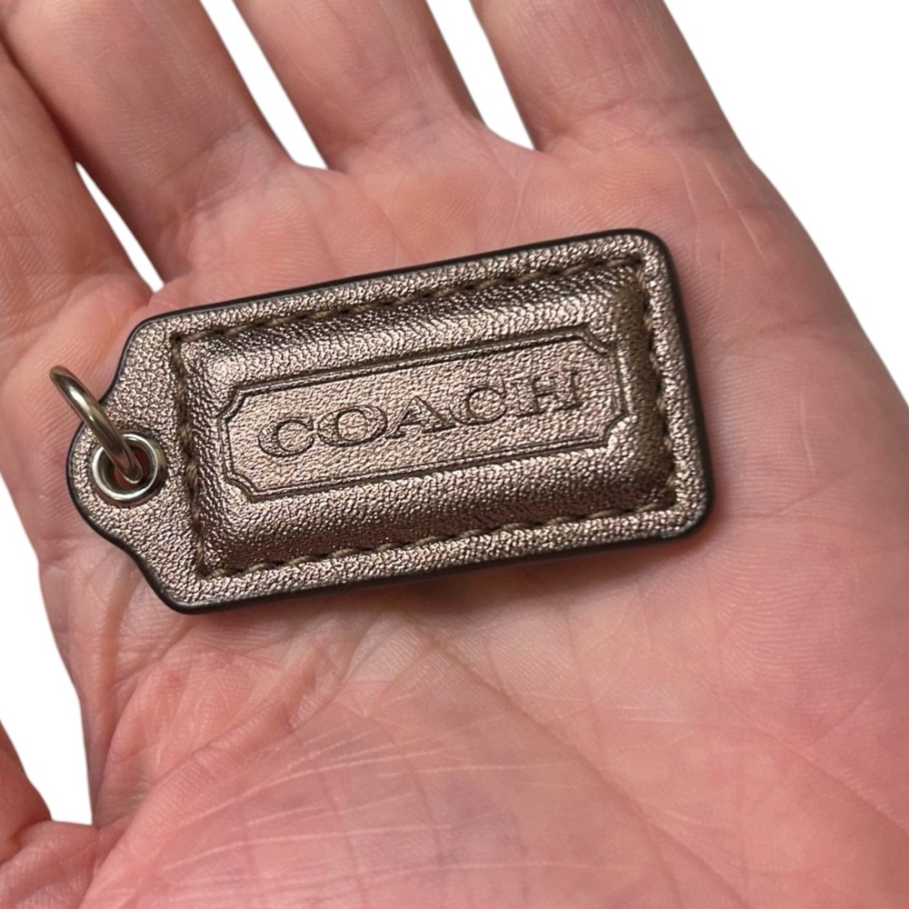 COACH Hang Tag Metallic 1”x 2” Small Tag